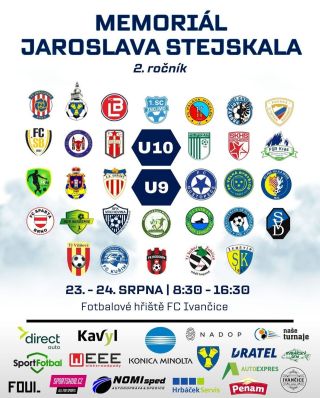 ⚽️🔥 Tento víkend patří fotbalu v Ivančicích! Na Memoriálu Jaroslava Stejskala se představí téměř 500 dětí z Česka,...